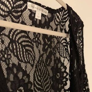 Women’s sleeveless kimono/cardigan